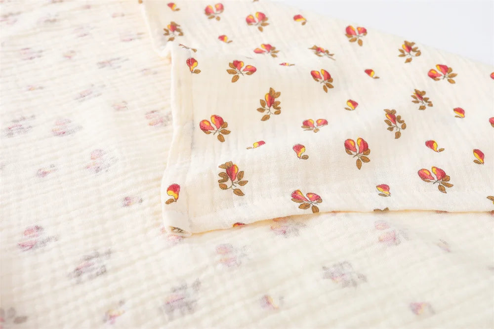 Cotton Squares Baby Swaddle Blanket (80X65cm)